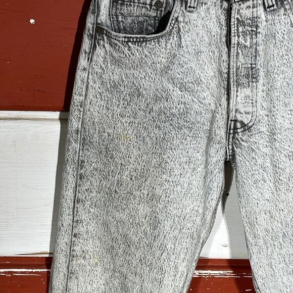 Levi's Light Gray Boyfriend Jeans - Picture 4 of 11